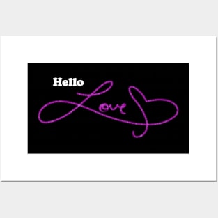 Hello Love Posters and Art